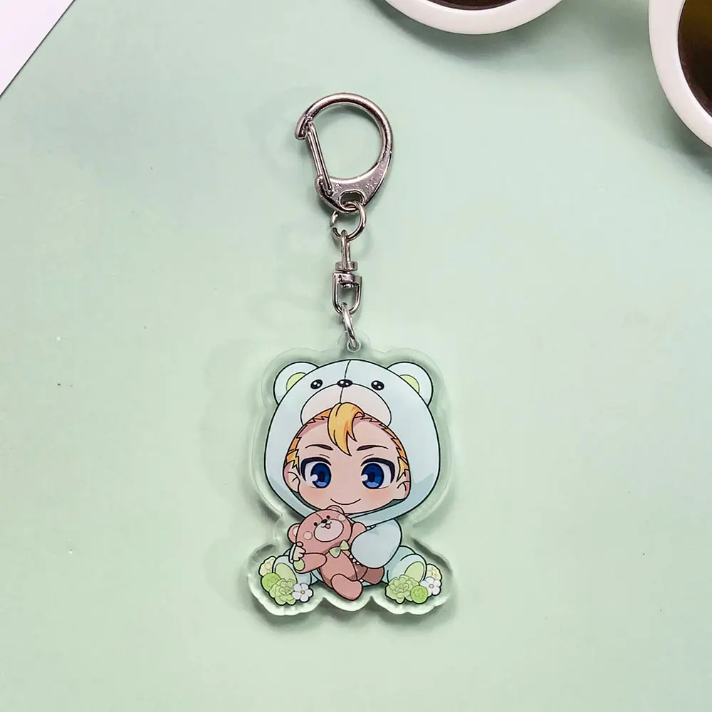 أنيمي طوكيو المنتقمون سلسلة مفاتيح مصنوعة من الأكريليك اكسسوارات الكلاسيكية حقيبة أنيقة على ظهره قلادة خاتم مفتاح شعبي هدايا للأصدقاء #4