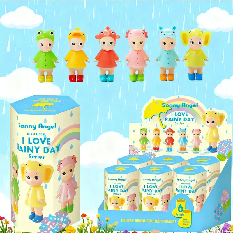 حار/بيع الملاك صندوق أعمى أحب يوم ممطر Hippers أنيمي شخصيات صغيرة سيارة الهاتف الحلي دمى المشجعين لعبة الأطفال هدايا عيد الميلاد #1