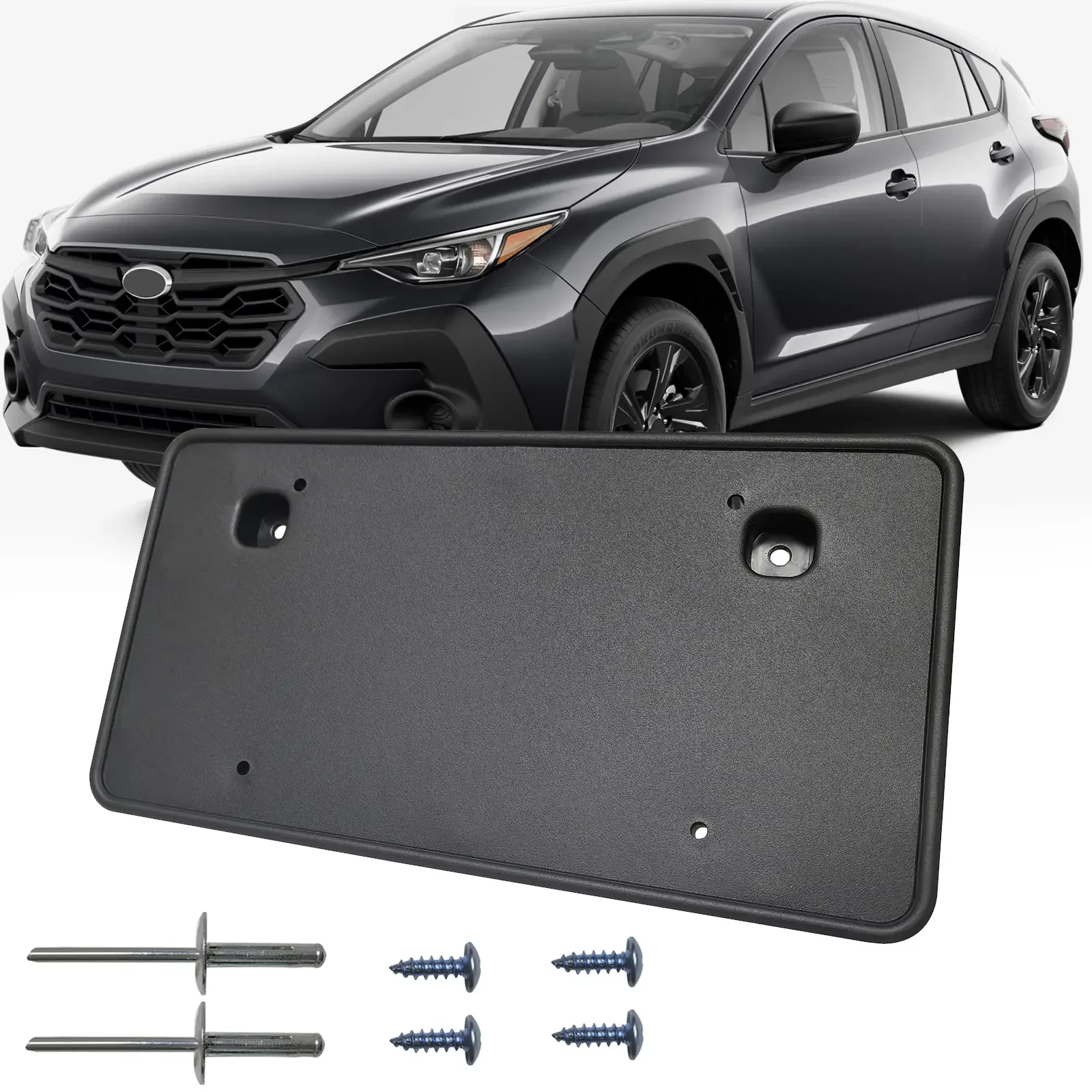 

Для Subaru Crosstrek 2024 2025 передний номерной знак рамка держатель монтажный кронштейн