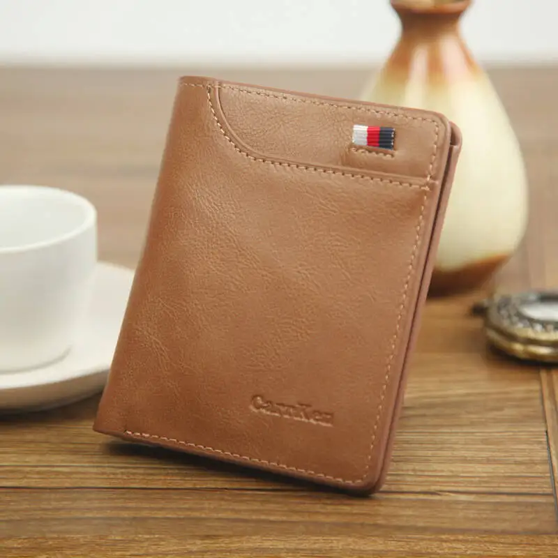 Men's Fashion Minimalist Ultra-thin Small Wallet Vertical Personalized Student Soft Wallet Mountaineering Bag Christmas Gifts