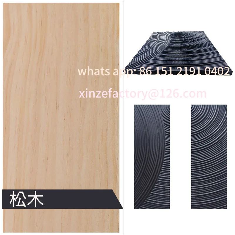 Customizable wood carving corrugated board texture board wave board background wall wall panel wall panel creative light luxury