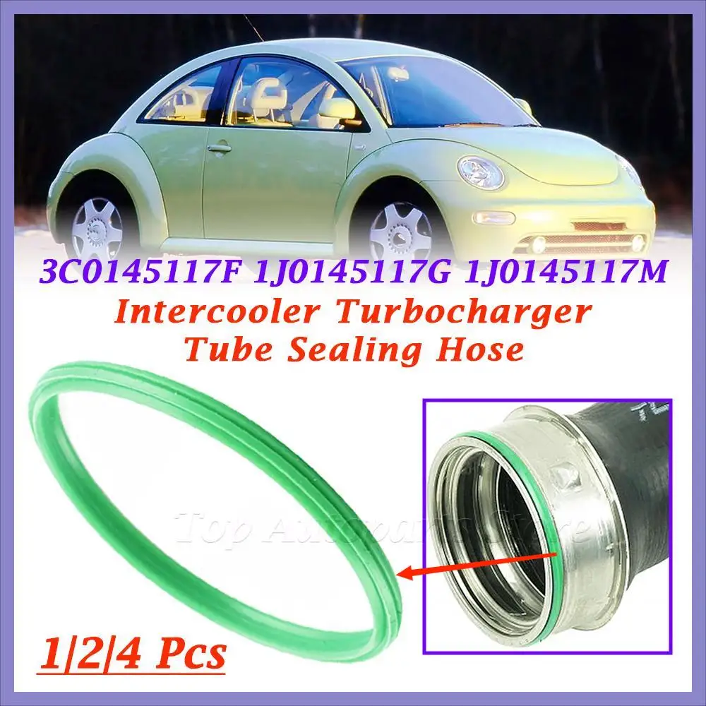 1/2/4Pcs Intercooler Turbocharger Tube SealingHose O-ring 3C0145117F 1J0145117G 1J0145117M 1J0145117L For Audi A1 A3 A4 A6