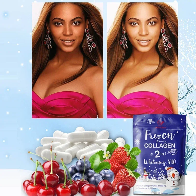 

1 pack of frozen collagen 2-in-1 peptide capsules to enhance resistance balance nutrition and promote metabolism