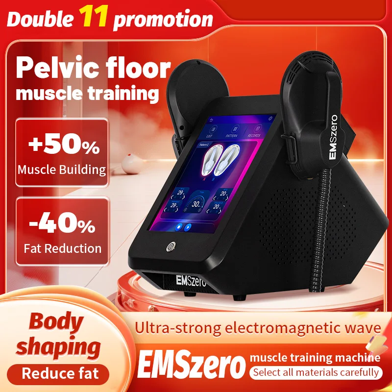 EMSzero RF Body Sculpt Machine Electromagnetic Stimulate Slimming Machine Profesional Salon Build Muscle Fat Burning Equipmen