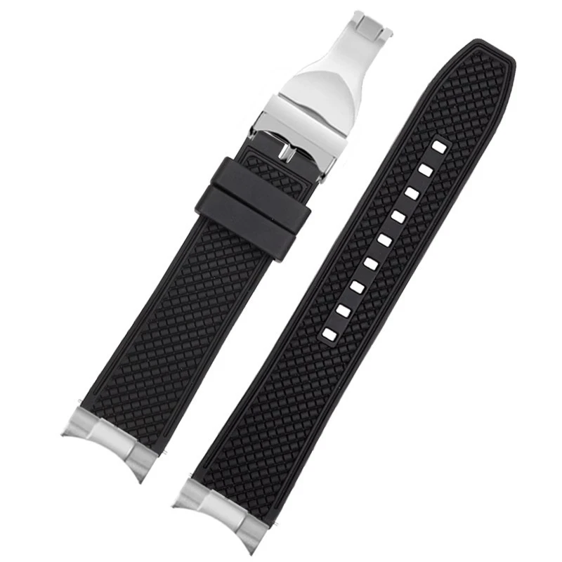 جديد المطاط مع الصلب قوس نهاية ربط سوار ل تيودور بلاك باي 1958 M79030N M79030B 39 مللي متر تعديل فلوروروبر حزام الساعات 20 مللي متر