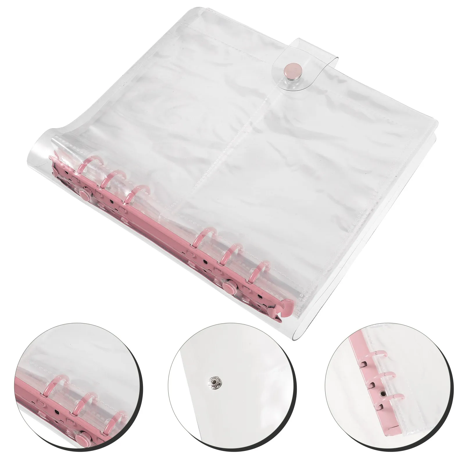 Nail Stickers Display Book Transparent Inner Pages Portable Nail Art Sticker Collecting Album Organizer Sticker Storage Album