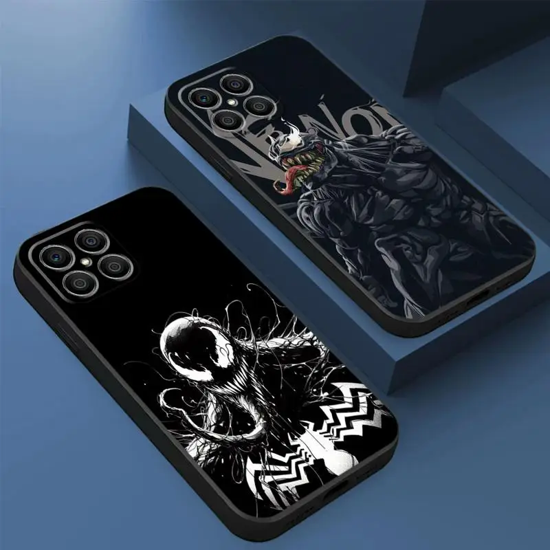 Marvel Hero Venom Case for Huawei Honor X8 X8a 90 Lite X9a 8a 70 X7 Magic5 Pro X6 X6a P30 P20 P40 Soft Funda Phone Cover