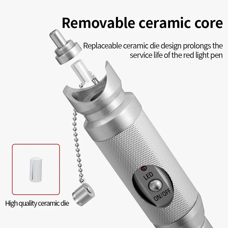 High-Power Optical Fiber Cable Tester Pen Portable VFL 50MW Visual Fault Locator with B1 SC Connector Type for FTTH