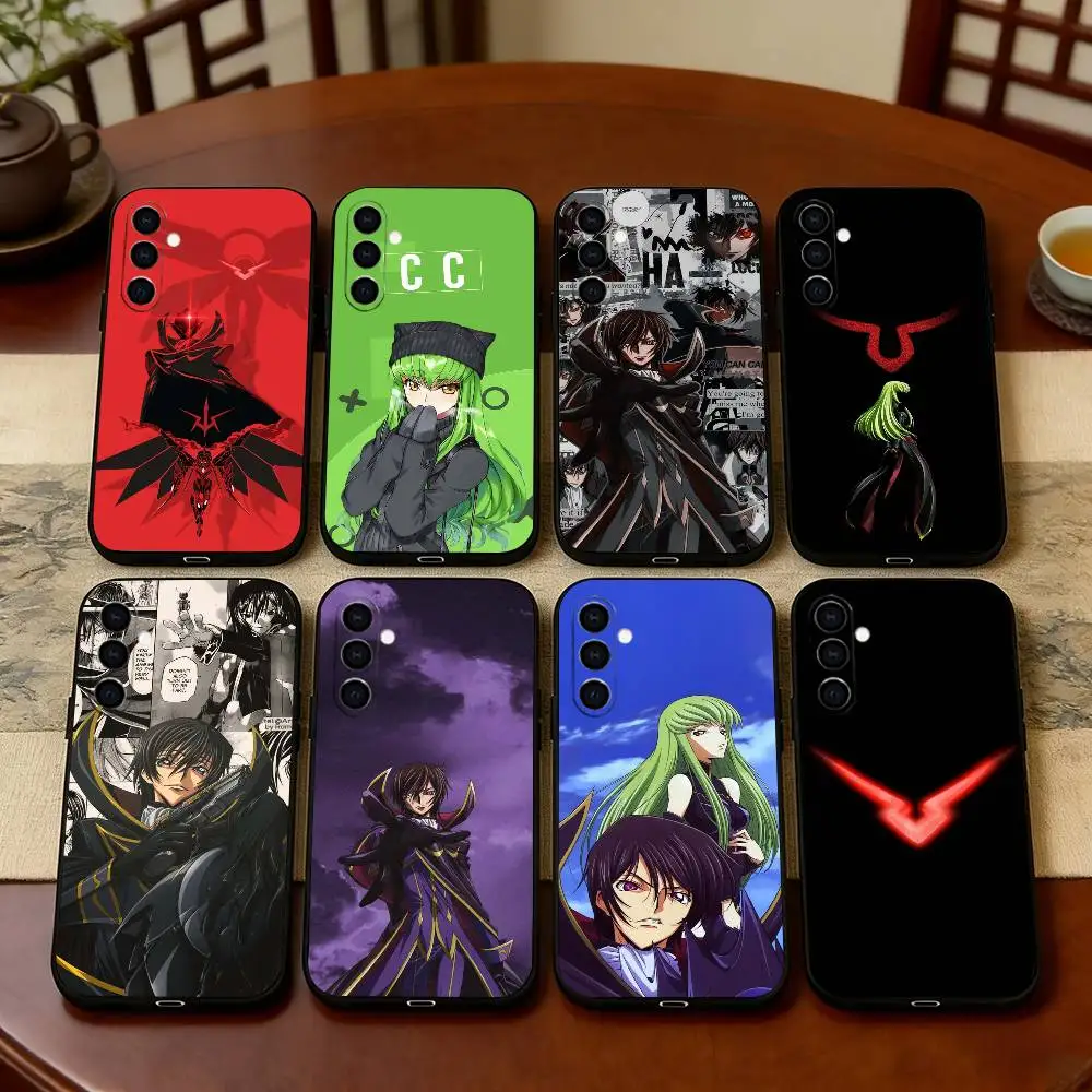 C-Code G-Geass-s Phone Case For Samsung Galaxy A73,A72,A71,A70,A53,A52,A51,Soft Silicone Black Cover