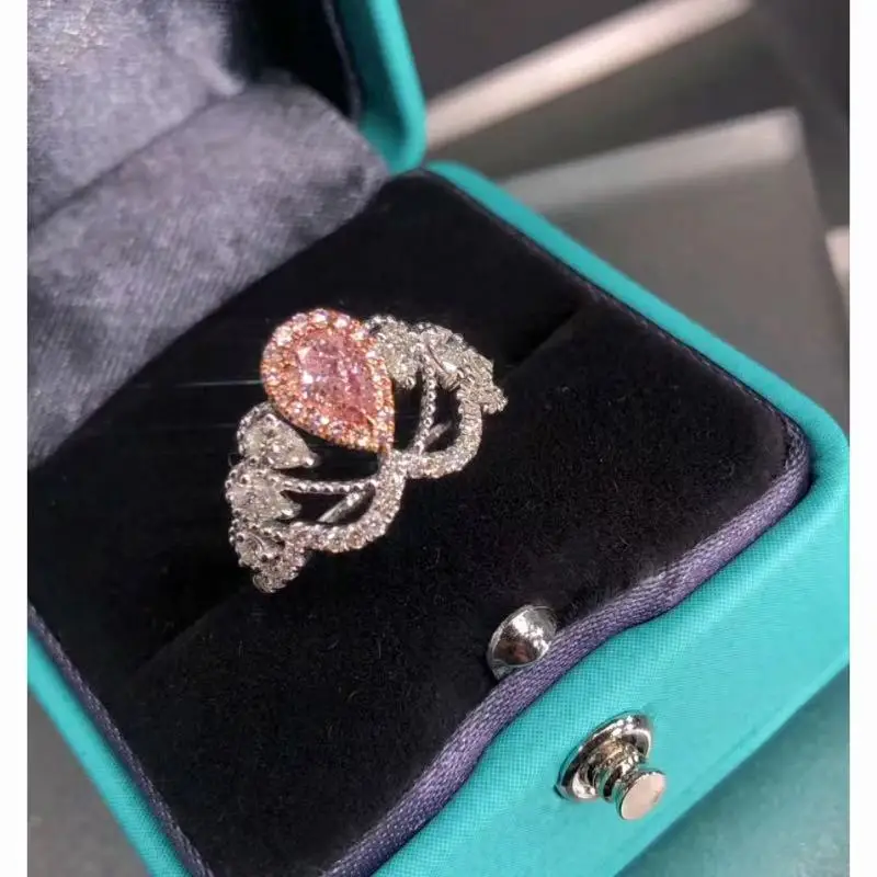 

guangzhou luxury vip Jewelry real 925 silver rings Luxury brand engagement rings Crown finger wheel High-end brand