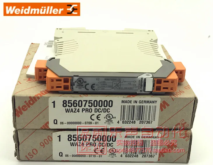 

WAZ4 PRO DC/DC Veidemyuller аналоговый сигнальный изолятор 8560750000 точечный совершенно новый подлинный.