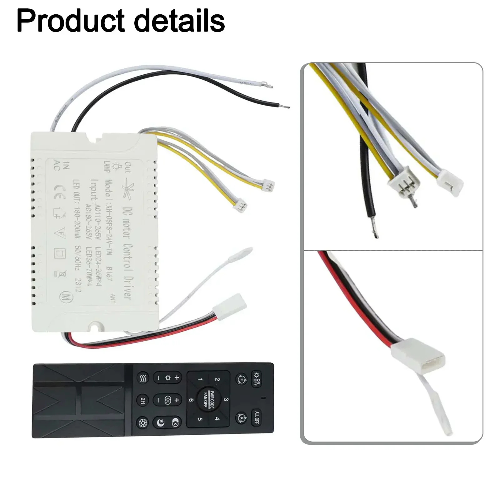 

Потолочный вентилятор с двойной мощностью, пульт дистанционного управления с 6-ступенчатым контролем частоты для повышения универсальности и комфорта