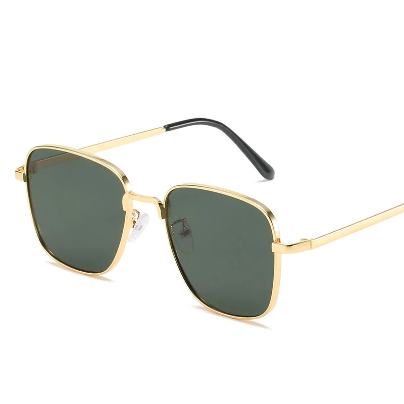 High Quality Rectangle Sunglasses Women Metal Frame Glasses Vintage Brand Square Sun Glasses For Men Shades Female Eyewear UV400