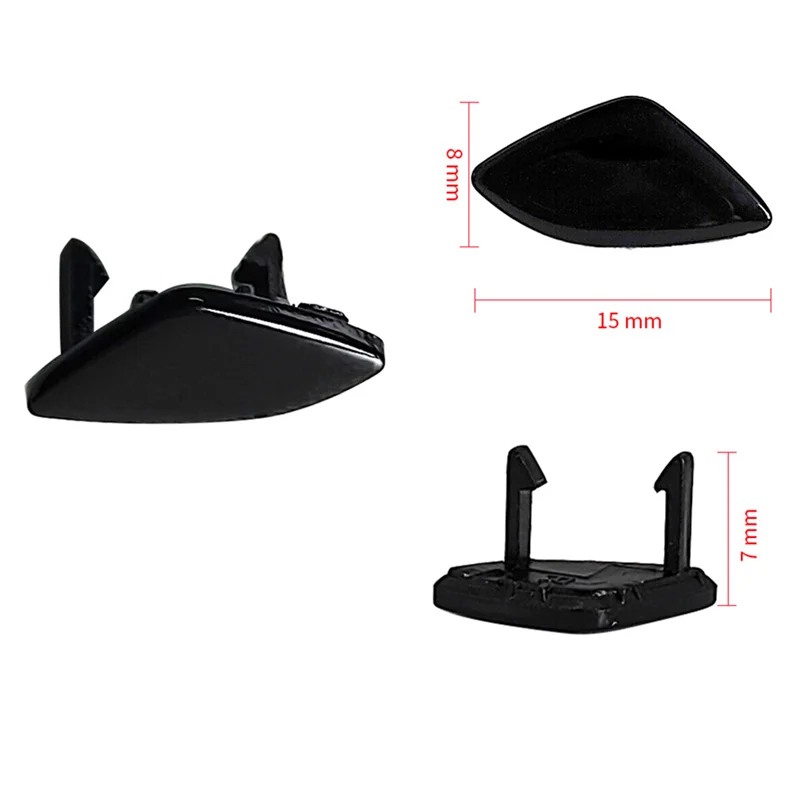 1 زوج مقعد ضبط التبديل مسند الرأس زر A2229058100 A2229058200 لمرسيدس W222 W217 S-Class 2014-2022 أجزاء غطاء الكروم