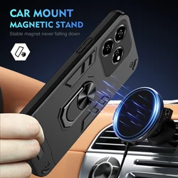 Funda ZTE Axon 60 Lite 케이스, 아머 링 스탠드, 휴대폰 보호 커버, ZTE Axon 60 Lite 4G Capa