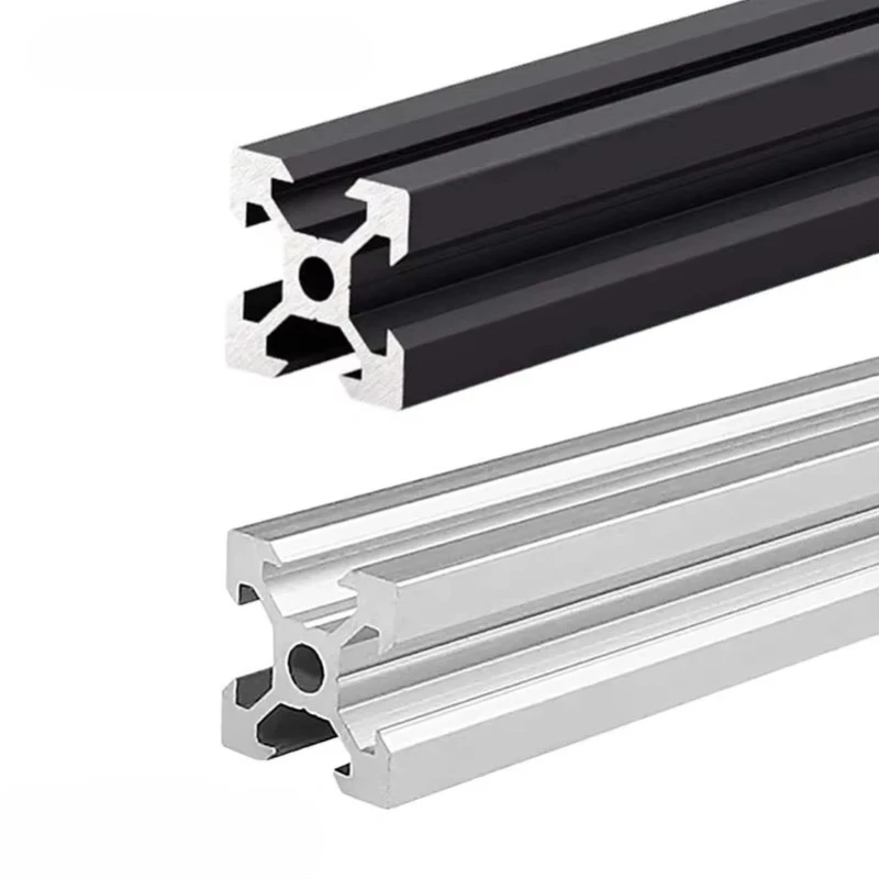 2/4PC 2020 V-slot European Standard Anodized Aluminum Profile Extrusion 200 350 500 800 mm Length Linear Rail for CNC 3D Printer