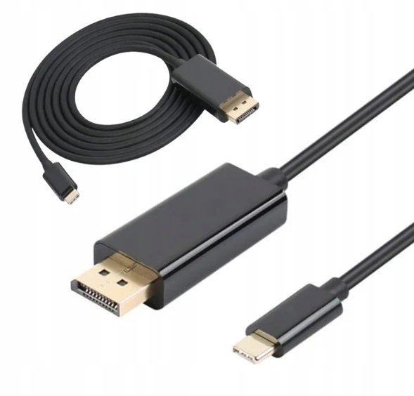 Zenwire KABEL MHL USB-C DisplayPort-adapter 4K 60Hz 1,8M Thunderbolt 3.0 voor Macbook Pro Air en andere apparaten ZW-02