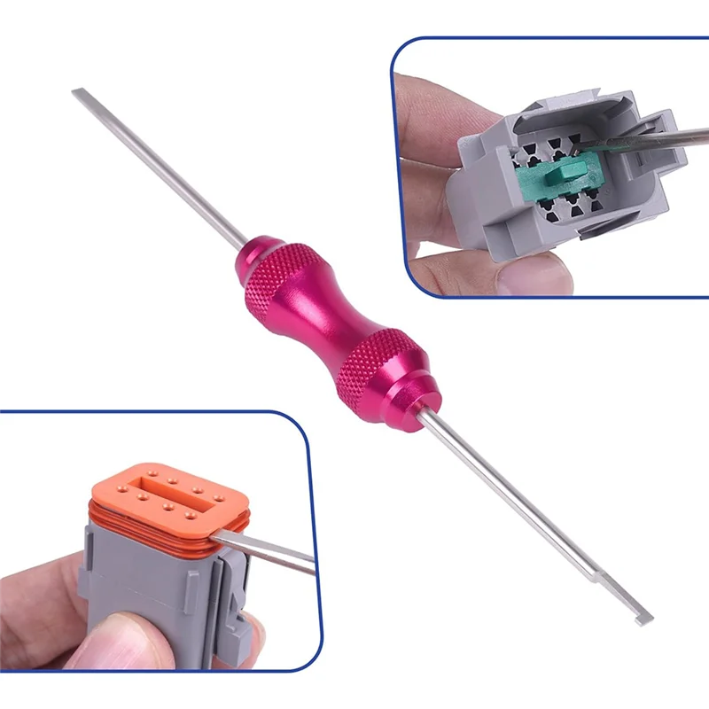 

ABPQ-For Deutsch Closed Barrel Crimper, Solid Barrel Contact & Circular Connector Contacts Crimping Tool (AWG 14-20) 4 Way