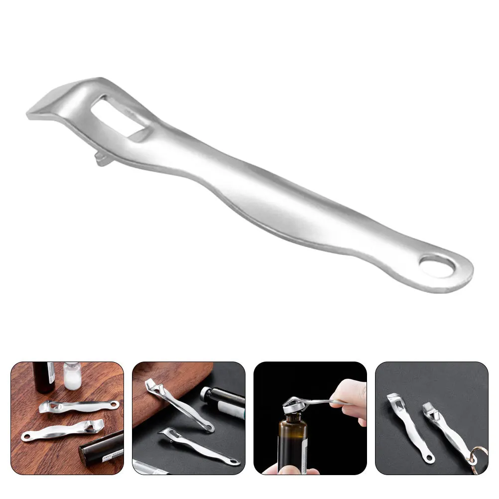 

10pcs Stainless Steel Mini Bottle Opener Multifunctional Cap Removal Tool For Oral Liquid Vial Ampoule Beer Portable Kitchen