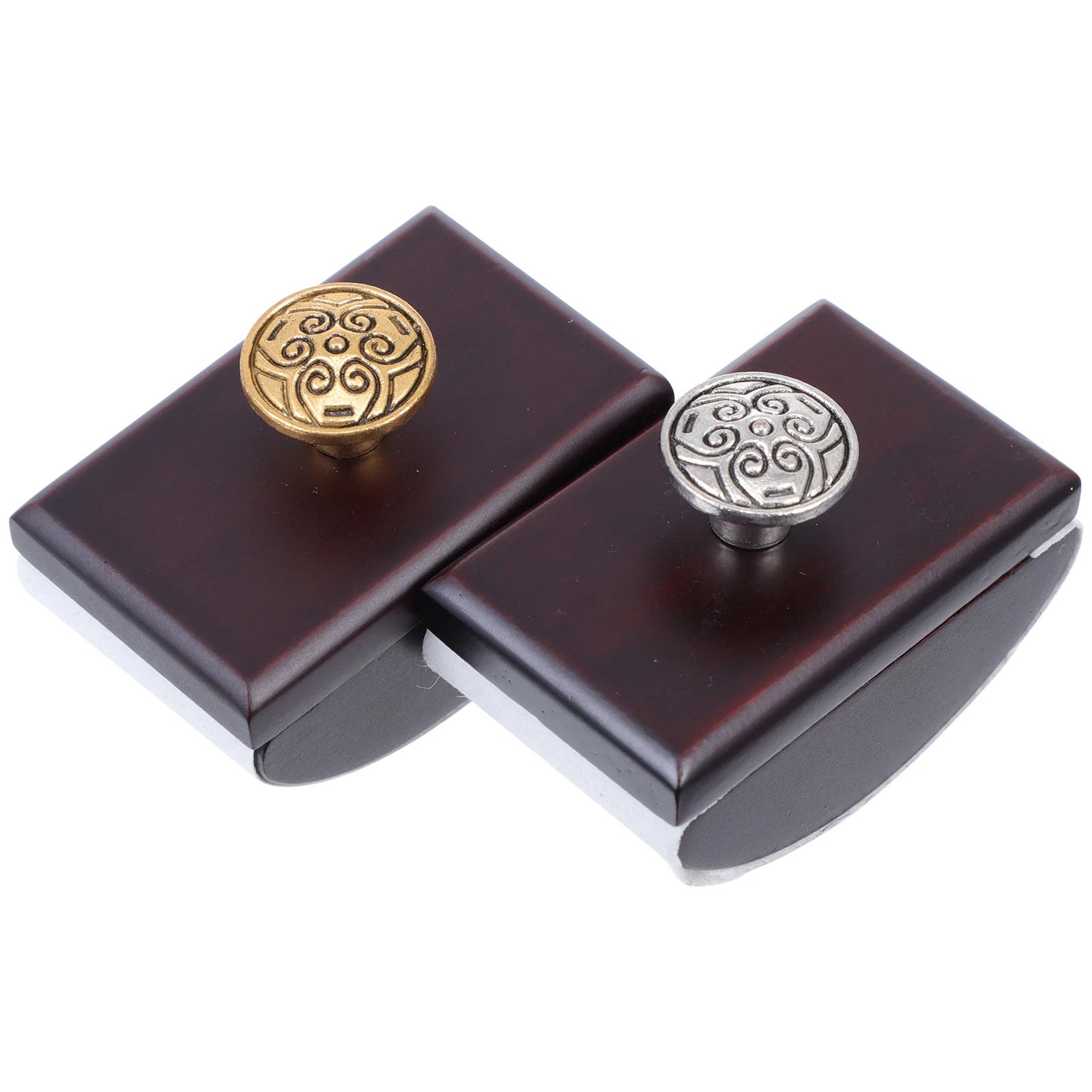 

2 Pcs Blotting Tool Excess Ink Portable Rocker Blotter Student Joystick Quick Dry Quick-Drying Tools for Office Wooden Stamp