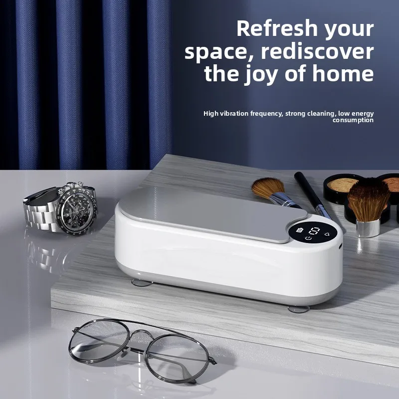 آلة التنظيف بالموجات فوق الصوتية آلة تنظيف النظارات المنزلية الأقواس علبة عدسات لاصقة للمجوهرات #3
