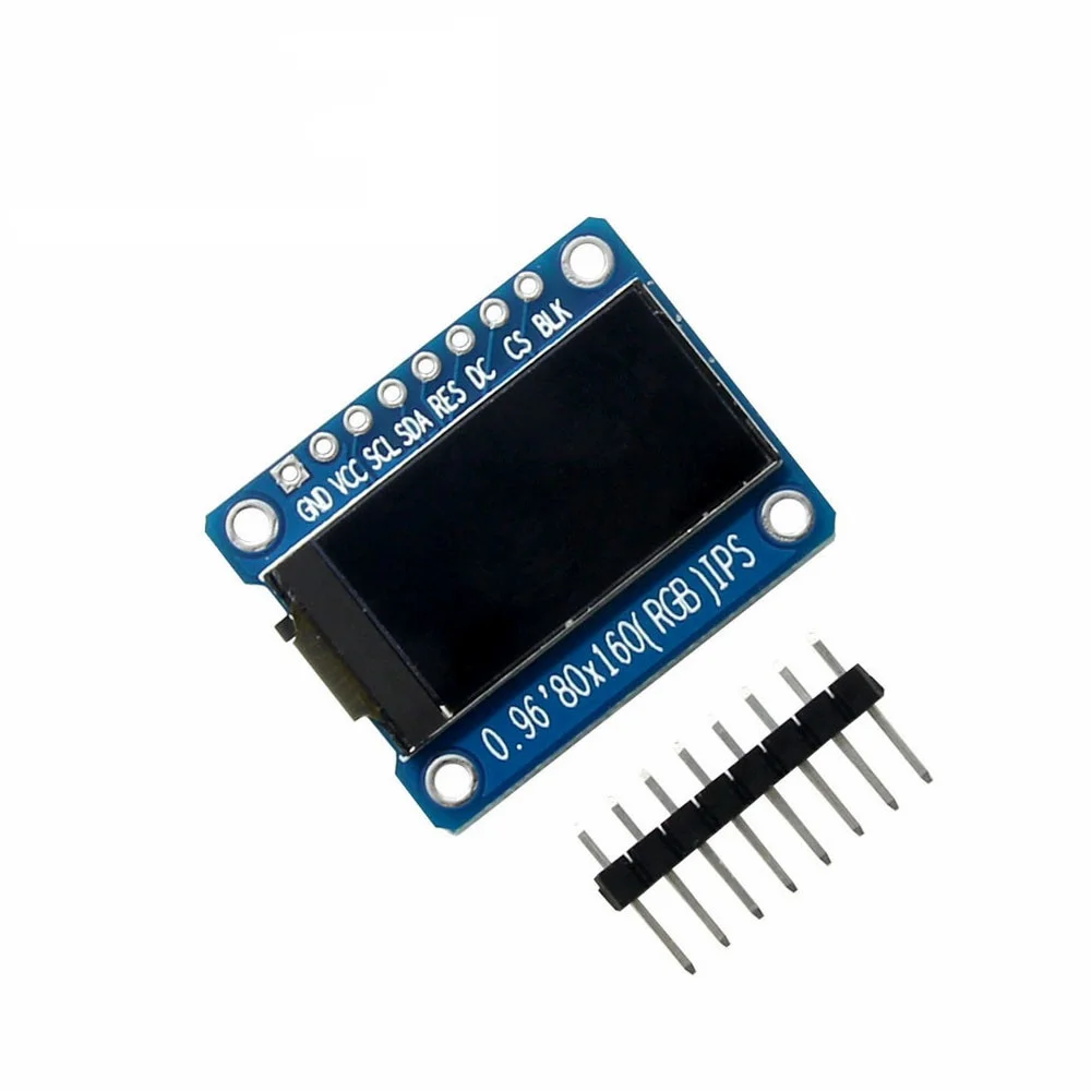 1-10PCS 0.96 Inch IPS Display OLED Module voor Arduino 80*160 65K Kleurrijke RGB TFT LCD Board ST7735 ST7735 DIY