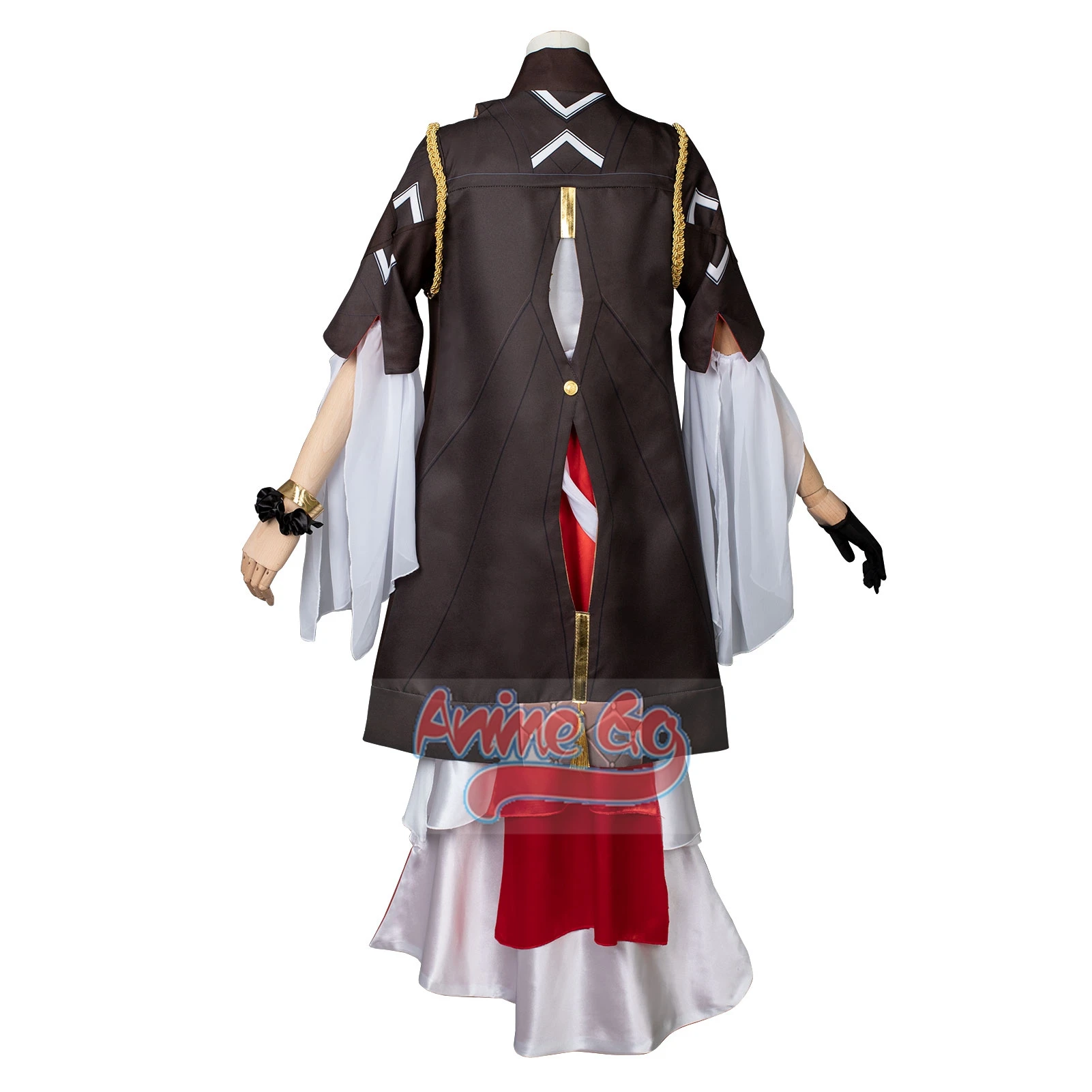 Himeko Honkai-Disfraz de Star Rail para mujer, vestido, abrigo, trajes de Halloween, C07875E-B