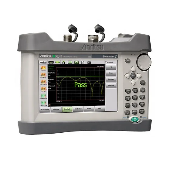 

used Anritsu Site Master S331L Cable Antenna Analyzer Base Station RF Radio Frequency Equipment Wireless tester