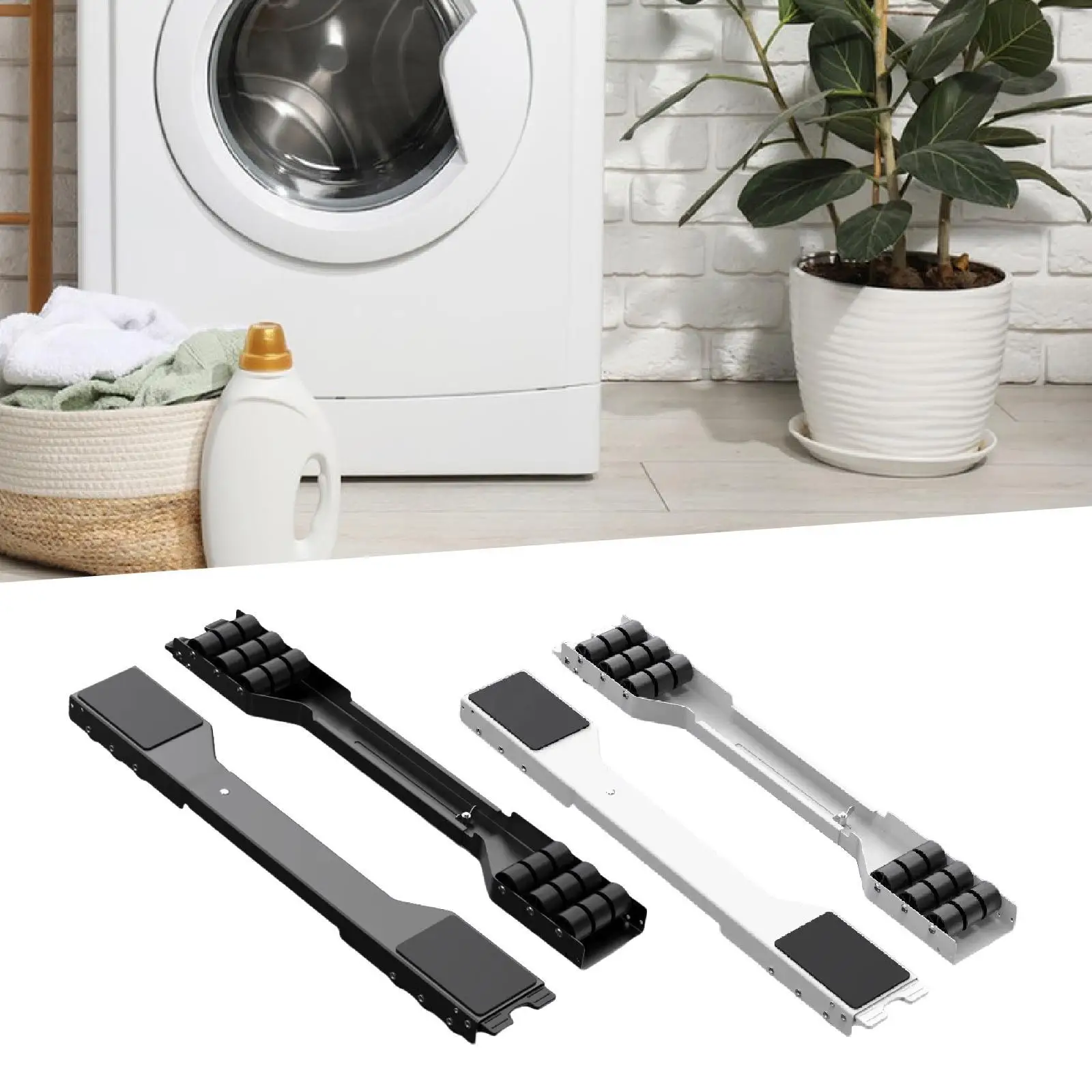 

Слайдеры для перемещения стиральной машины, выдвижная подставка, легко перемещаемая подвижная подставка, регулируемая подставка для прибора, мобильная база для морозильной камеры, домашняя сушилка