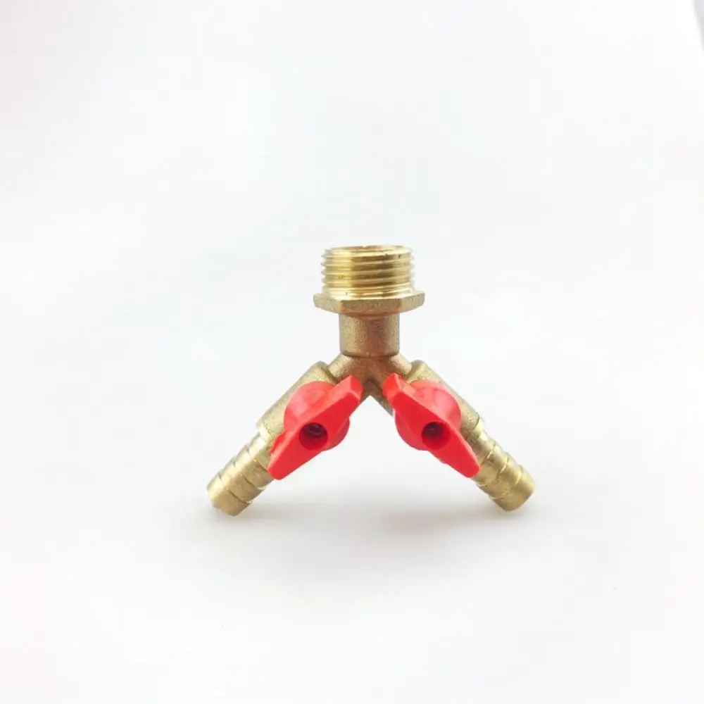 For Boxian Y Pattern Gas Valve Three Way Hose Barb Connector Liquefied Gas Piping Industrial Flow Management Switcher