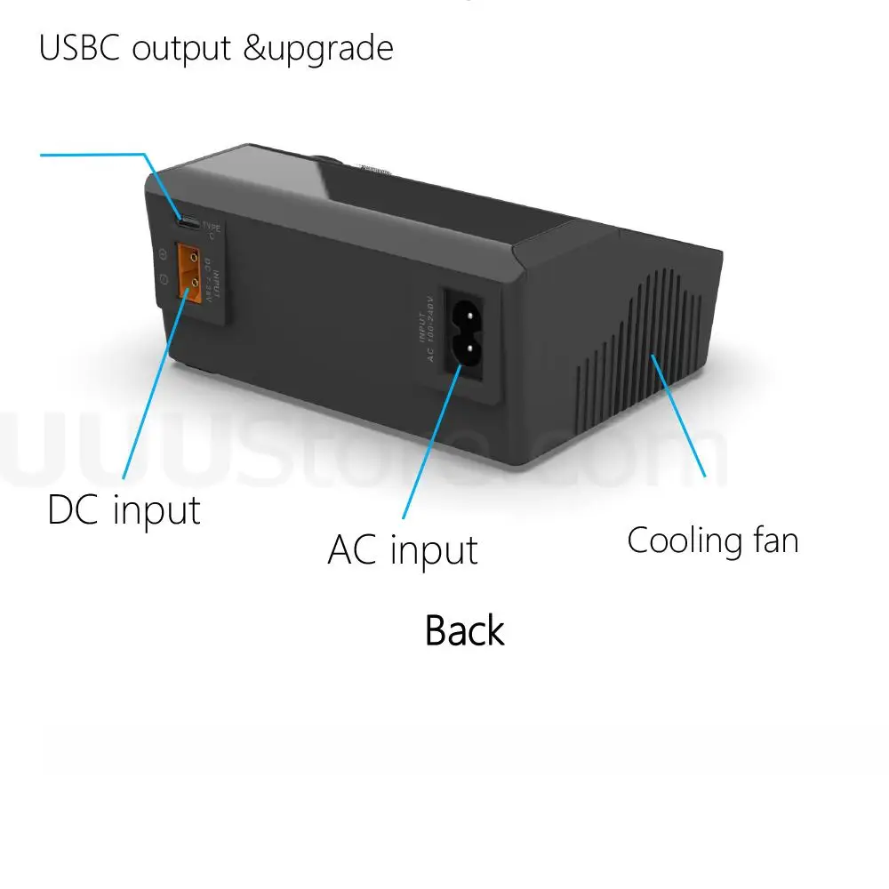 ToolkitRC M6DAC 350W x 2 USB-C 65W AC DC Carregador Inteligente Descarregador Equilíbrio de Bateria para 1-6S Lipo LiHV Lion NiMh Pb Cell