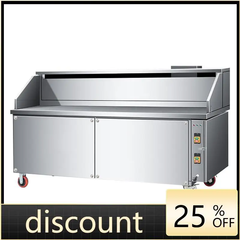 

LH smokeless purification barbecue truck flat suction commercial night market barbecue stall special vehicle