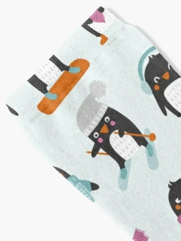 Penguins Socks ankle happy floral men cotton high quality Socks Women's Men's