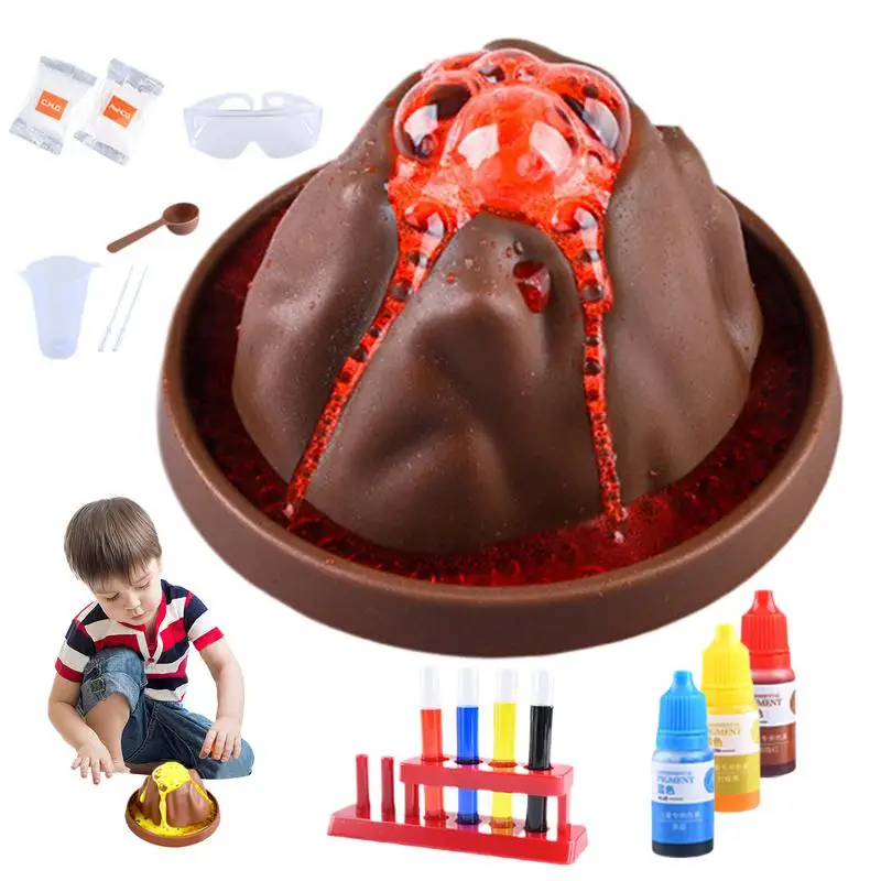 Experiments Science Kit Educational Erupting Volcano Kit Children Experiment Kit Funny Learning Toys for Enhances Fine Motor