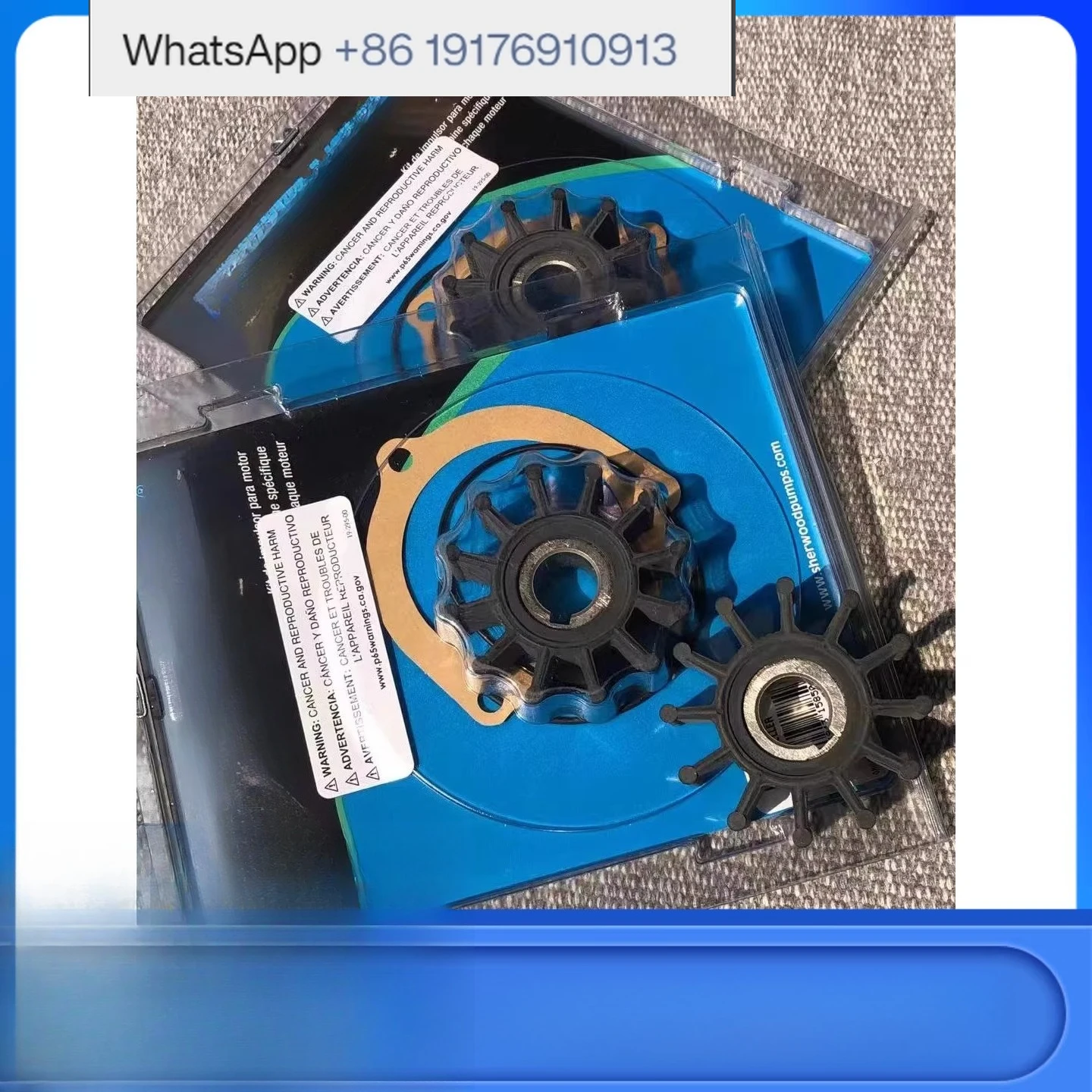 

Generator set seawater pump impeller