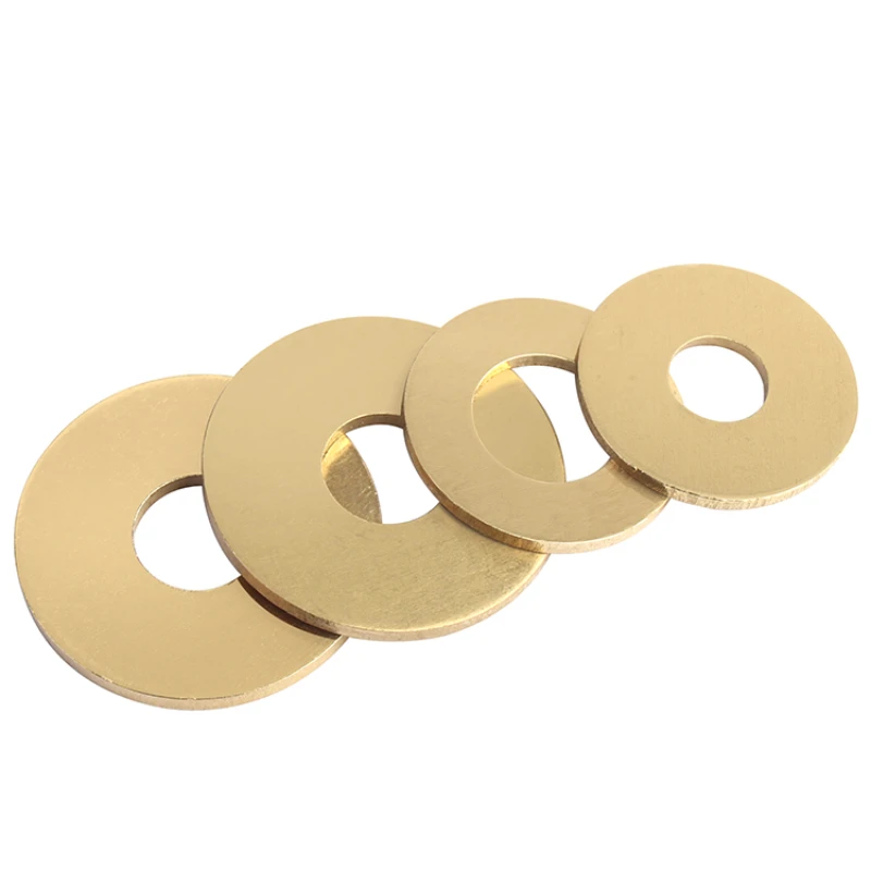 M2 M2.5 M3 M4 M5 M6 M8 M10 M12 M14 M16 M18 M20 GB97 Metal Solid Brass Plain Washers O-Ring Gaskets