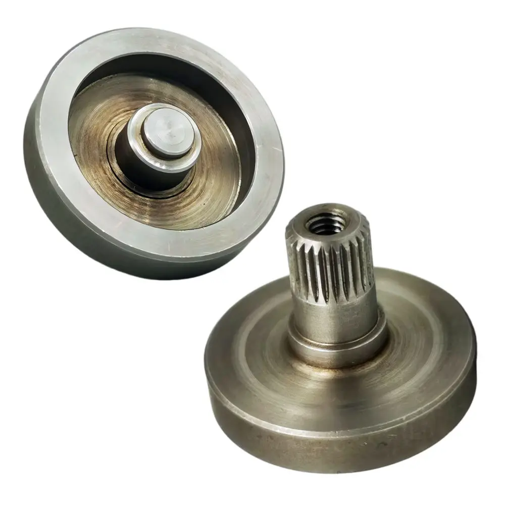 Custom-machined Stainless Steel CNC Gear Shaft Parts Suitable for Precision Machinery Inspection and Industrial Applications