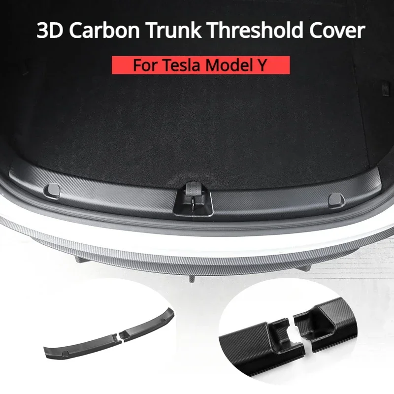 

2 шт., защитная Накладка на порог багажника Tesla Model Y 2021-2023