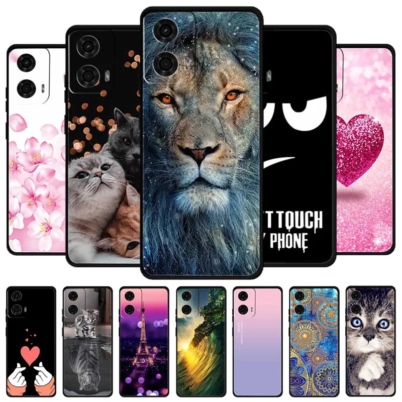 Funda Protectora de Silicona Suave a Prueba de Golpes para Motorola Moto G24 Power, Fundas de TPU para Moto G 24 Moto G24Power, Fundas con Diseño de Animales