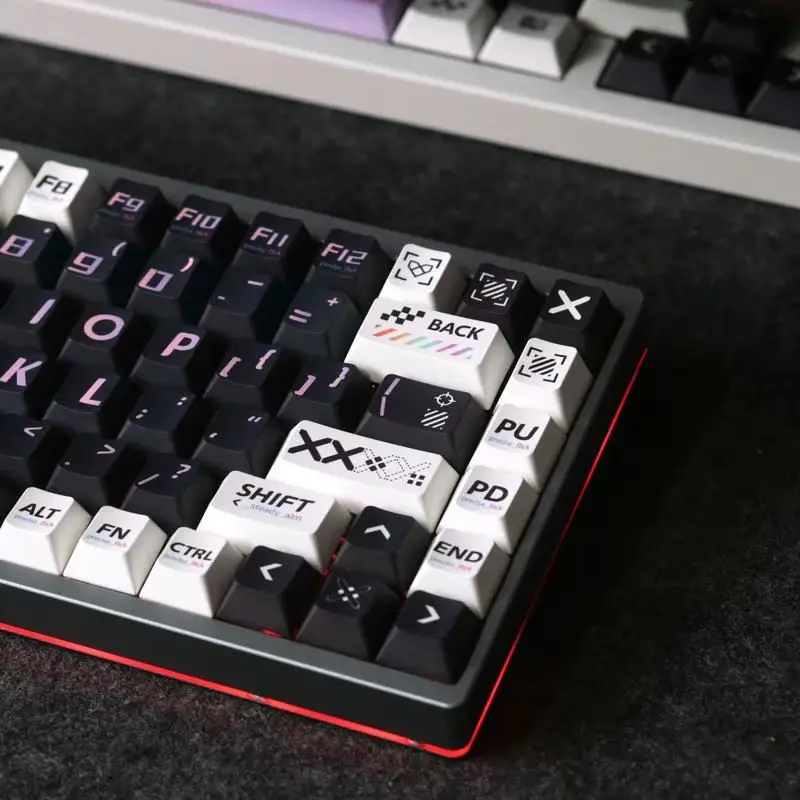 Printed Collection Theme Mechanical Keyboard Keycaps 135 Keys Pbt Material Thermal Sublimation Laptop Gaming Keyboard Keycaps