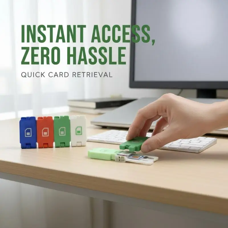 

1Pcs Plastic 4.8cm/1.88in 3D Printed Holder Scratch Resistant Protector Storage Box Memory Card Case For SD Accessories