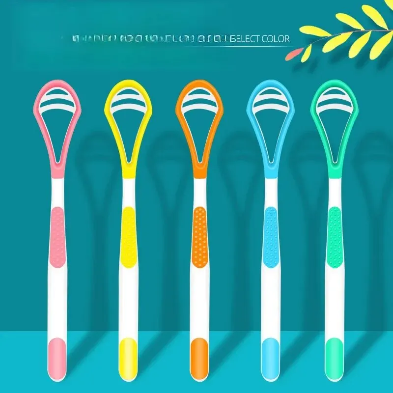 1Pc Dental Oral Hygiene Tongue Scrape Tongue Scraper Brush Scraper Oral Care Keep Fresh Breath Tongue Cleaner Tools