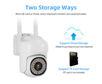 2MP 1080P  2.4G&5G Dual Band WIFI YiLot APP Full Color WIFI PTZ  IP Dome Camera AI Humanoid Home Security CCTV Baby Monitor