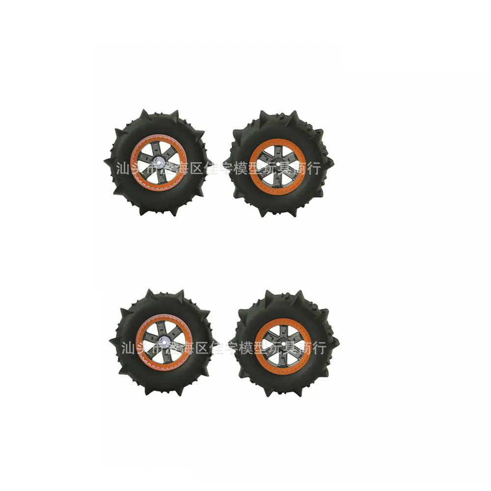 2 Left Tire+ 2 Right Tire For 104009 Rc Car Spare Parts 104009 Accessories