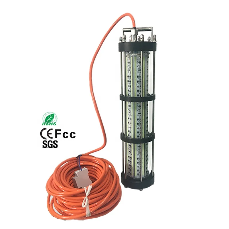 

AC220V 3000W pesca submarina deep sea led underwater fishing light green blue white Night light