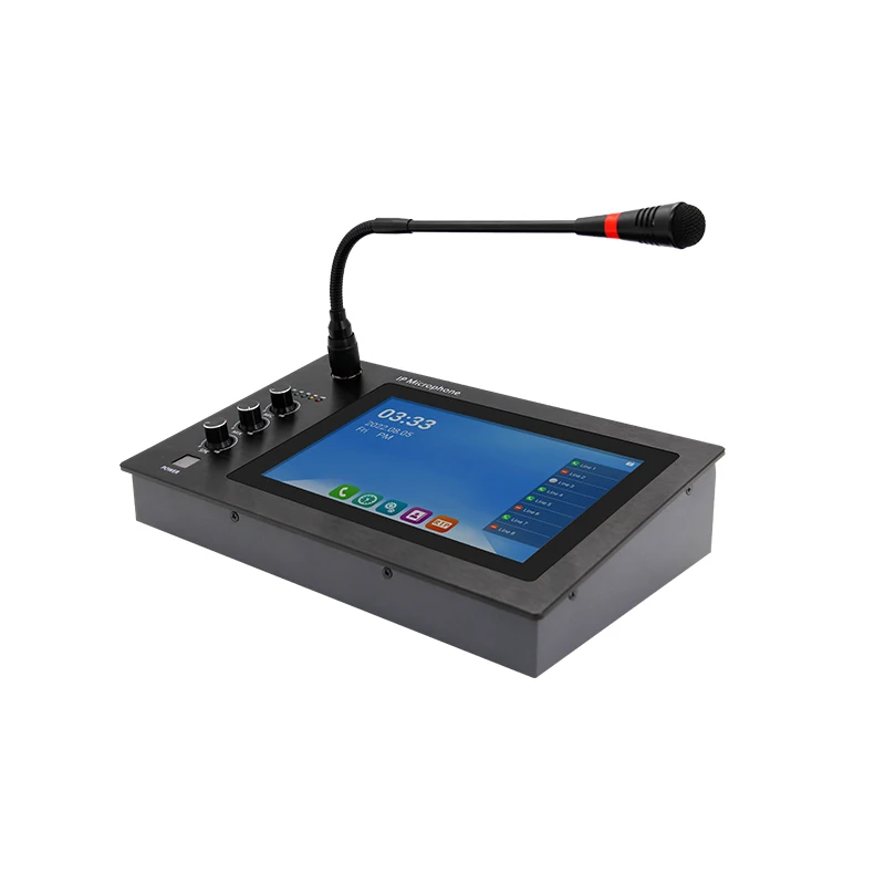 Tonmind IP Paging Microphone Public Address system Paging Station WiFi microphone IP Audio Solution