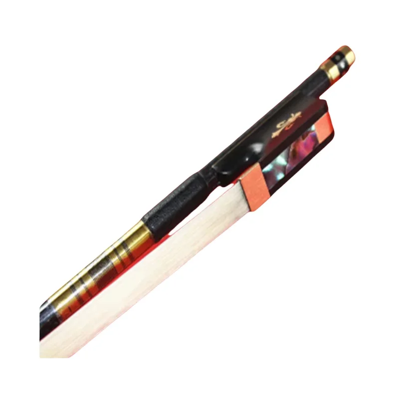 PRO Light Carbon Fiber Violin Bow, Copper Parts, White Horse Hair, Brand New, Free Shipping