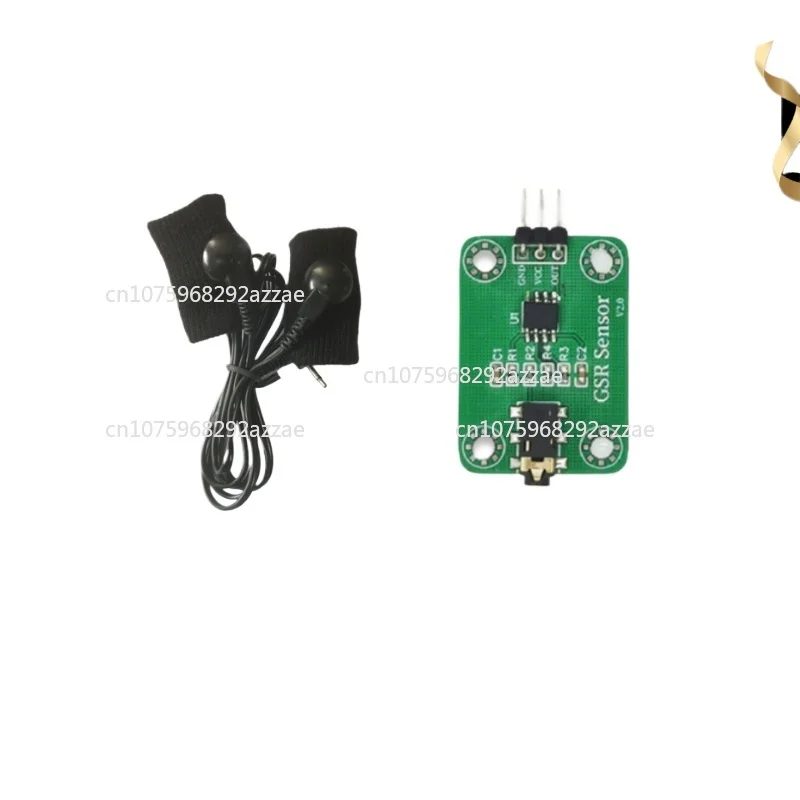 

Sensor sensing kit can measure skin resistance current finger cover MCU module