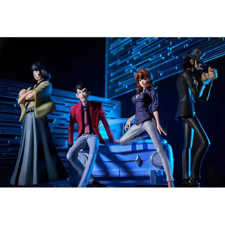 متوفر 100% الأصلي بانداي لوبين الثالث Daisuke Jigen Fujiko Mine Ishikawa Goemon نماذج شخصيات أنيمي مصور المصمم