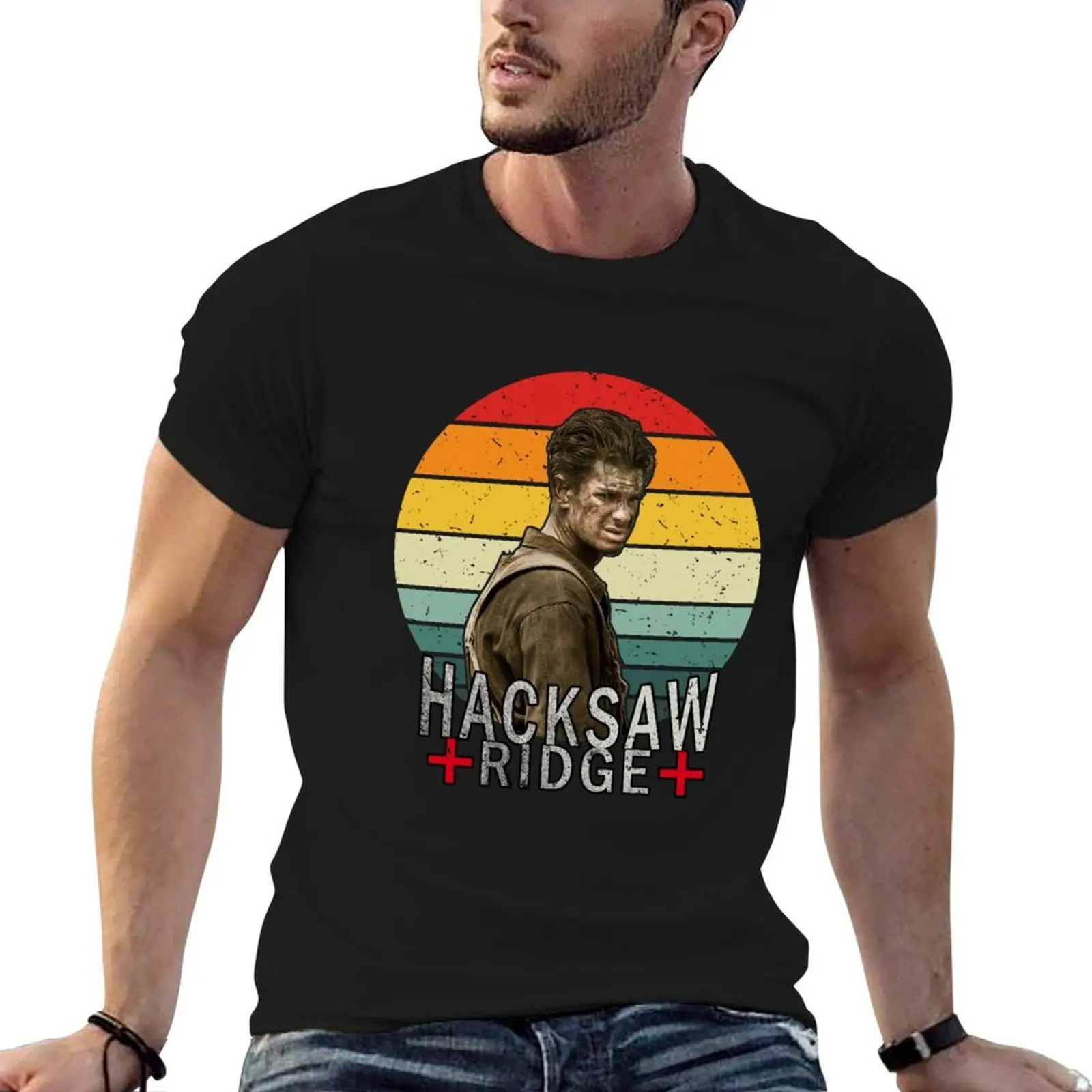 Hacksaw Ridge Classic Movie T-Shirt t shirt men 100% cotton luxury brand t shirt man plain t shirts cotton 100% T-shirt
